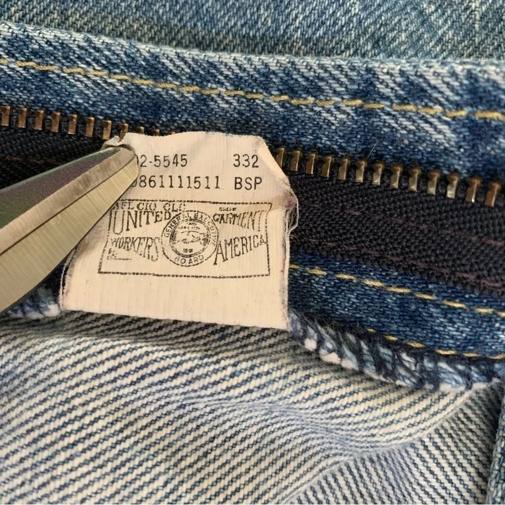 Vintage LEE Riders USA Union Made High Rise Tapered Mom Jeans Size 29 - Picture 8 of 13